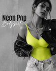 Neon Pop Body Suit- Lime