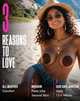 Reusable Nipple Covers - Cocoa