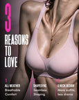 All weather Comfort T-Shirt Bra (U SHAPE) - Lilac