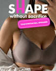 All weather Comfort T-Shirt Bra (V SHAPE) - Taupe