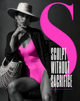 Neon Pop Body Suit- Hot Pink