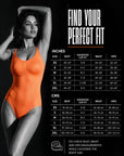 Neon Pop Body Suit- Orange