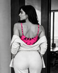 Neon Pop Body Suit - Tie & Dye (Pink&Black)