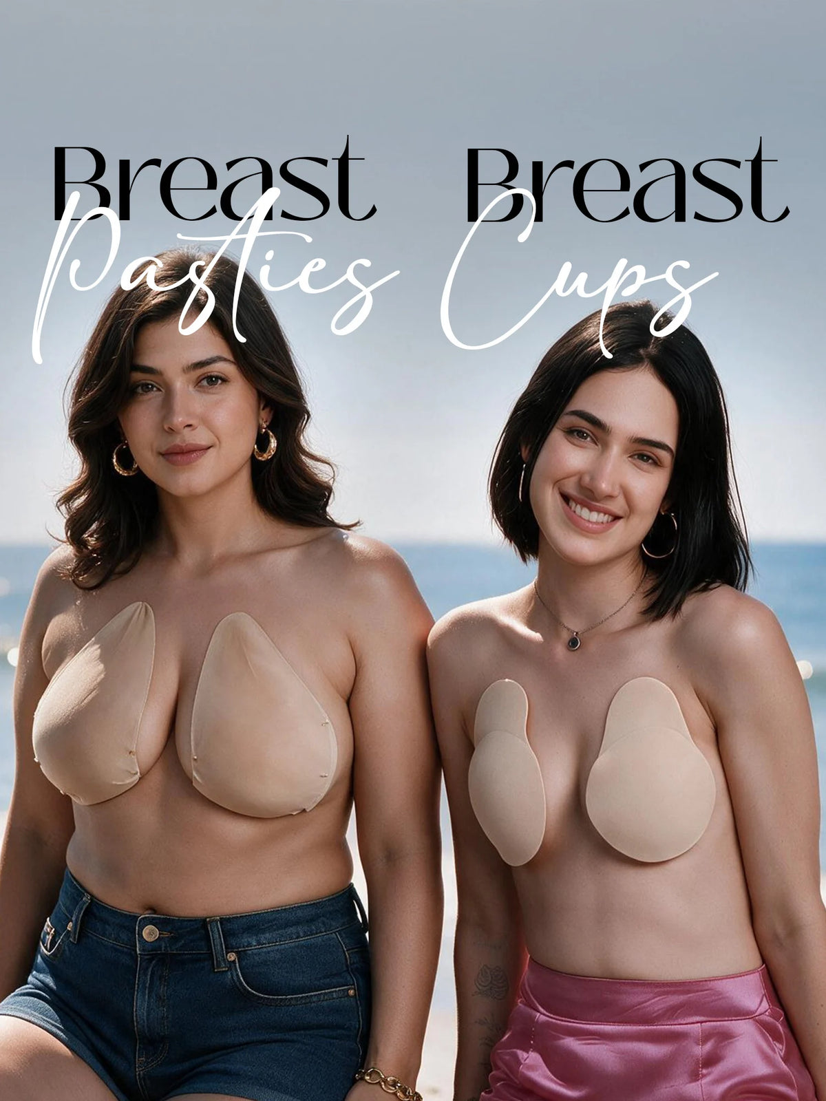 Breast Pasties &amp; Breast Cups (Free 5 pairs of Nipple Pasties)