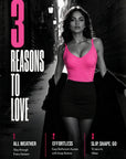 Neon Pop Body Suit- Hot Pink