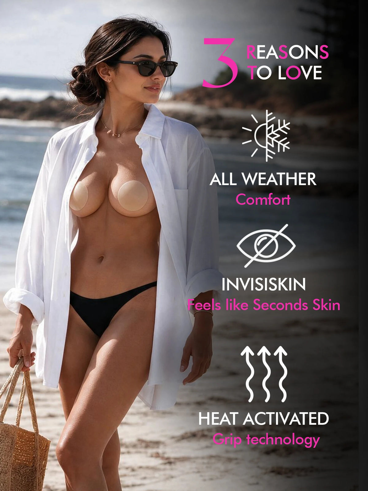 Glue Free Reusable Nipple Covers