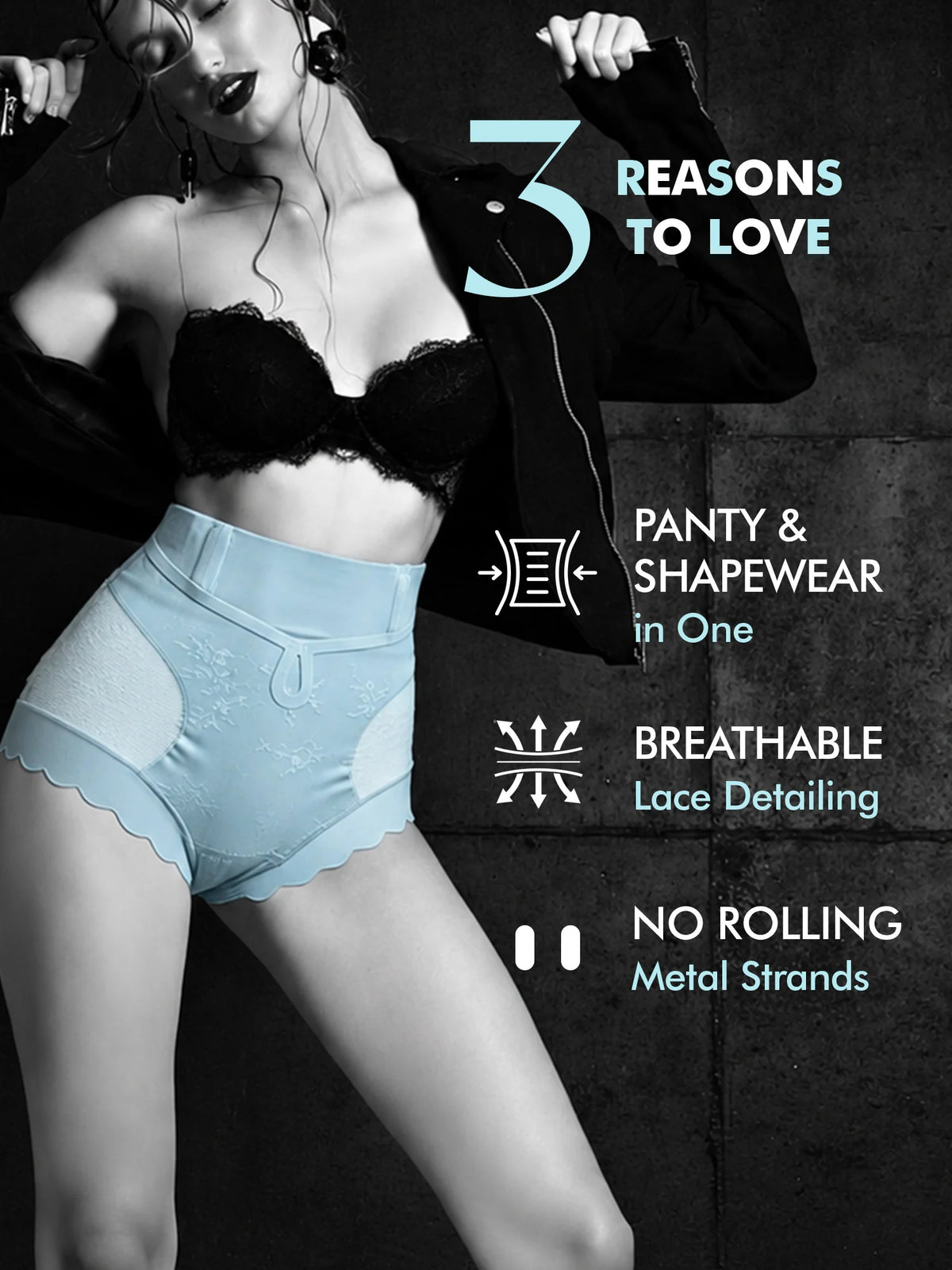 Cleavage Bra X Shaper Brief