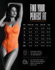 Neon Pop Body Suit- Orange