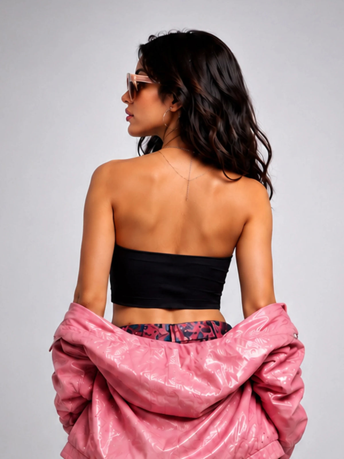 All Weather Bandeau Bra - Black