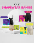 Tummy & Thigh Shaper Shorts (Everyday Wear) - Nude - Black
