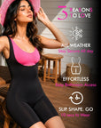 Open Bust Bodysuit - Black