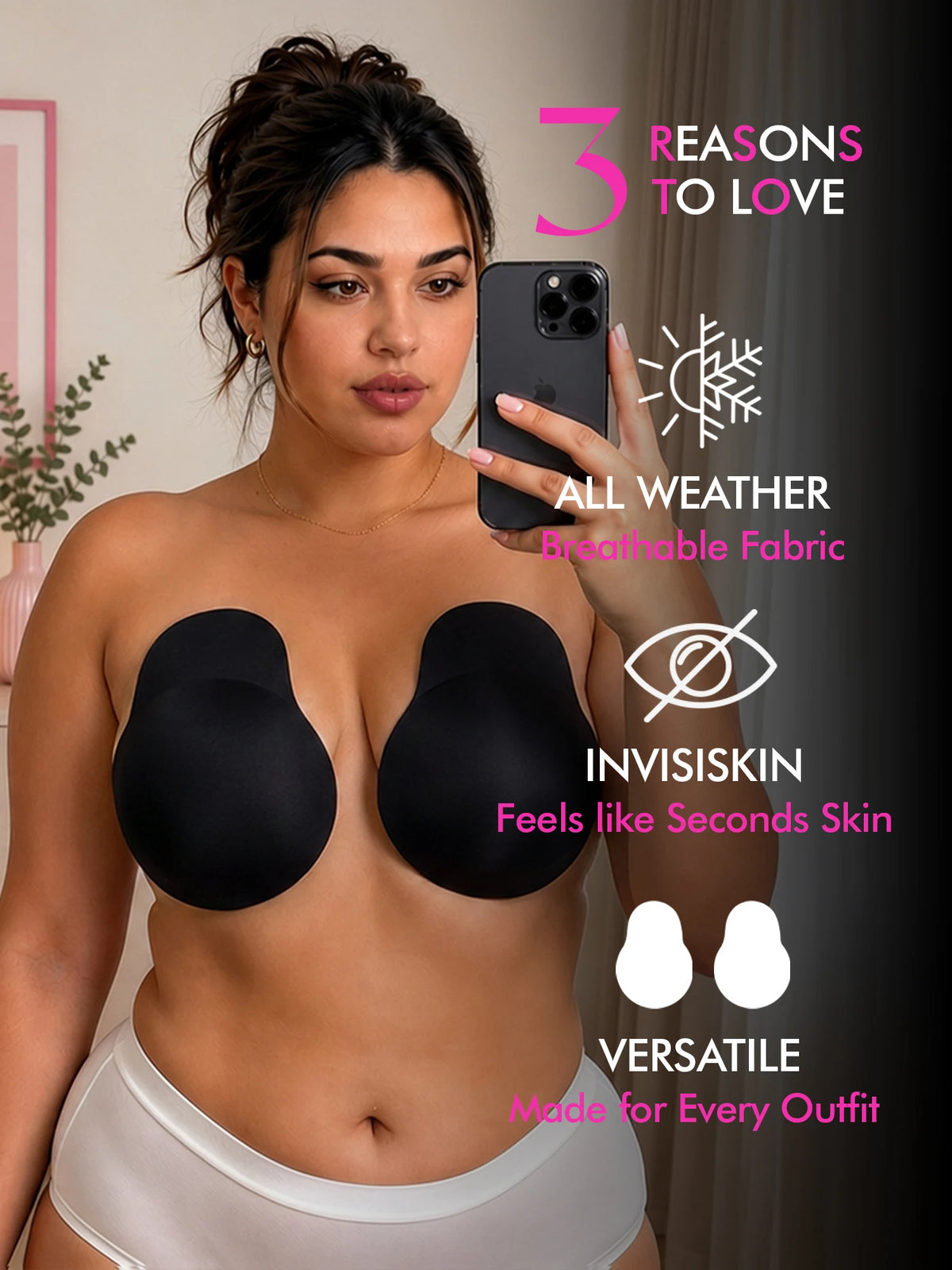 Breast Cups - black - C-D