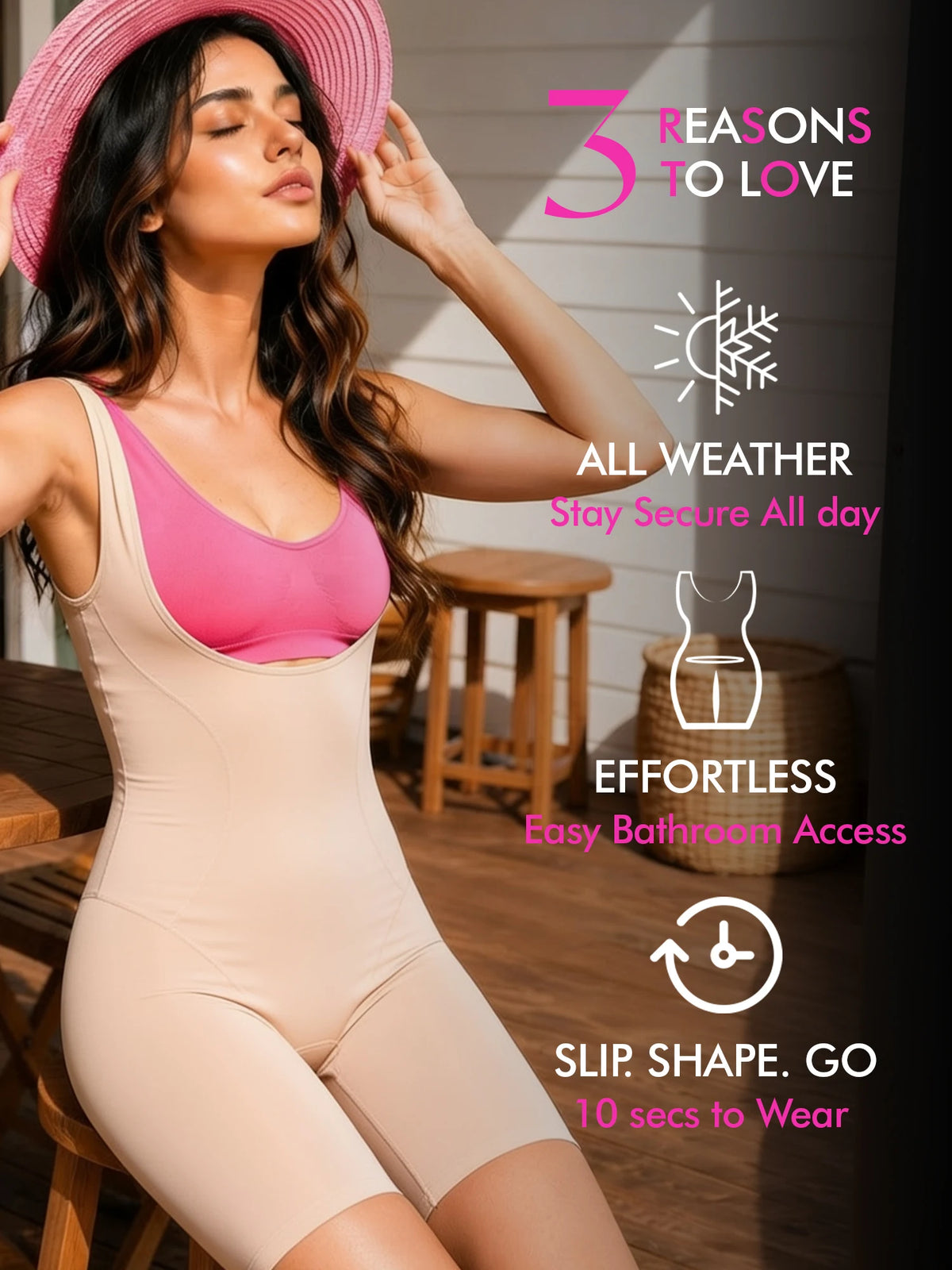 Open Bust Bodysuit - Nude
