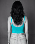 Neon Pop Body Suit- Teal
