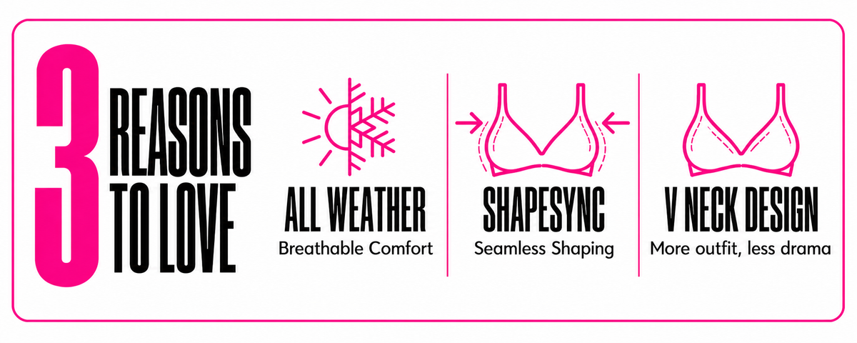 All weather Comfort T-Shirt Bra
