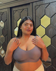All weather Comfort T-Shirt Bra - U Neck - Grey Affair